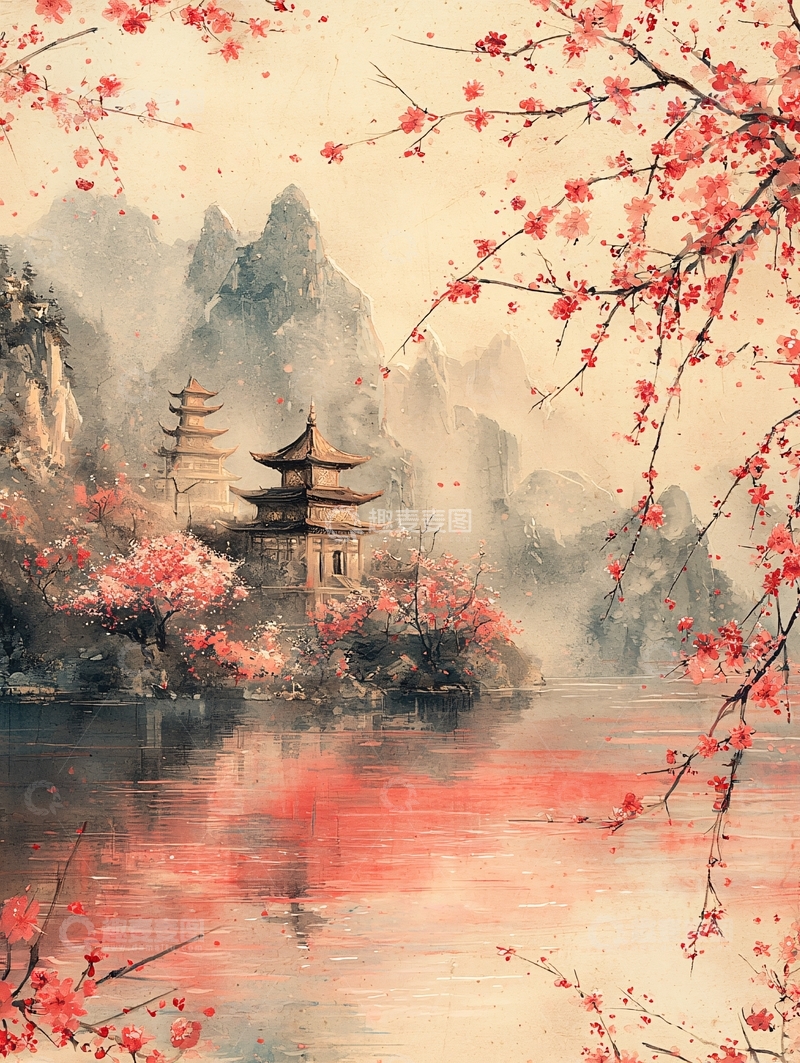 高清大图下载【趣麦麦图】水墨画