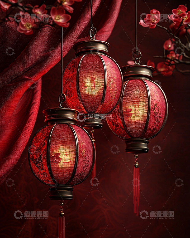 高清大图下载【趣麦麦图】红灯笼