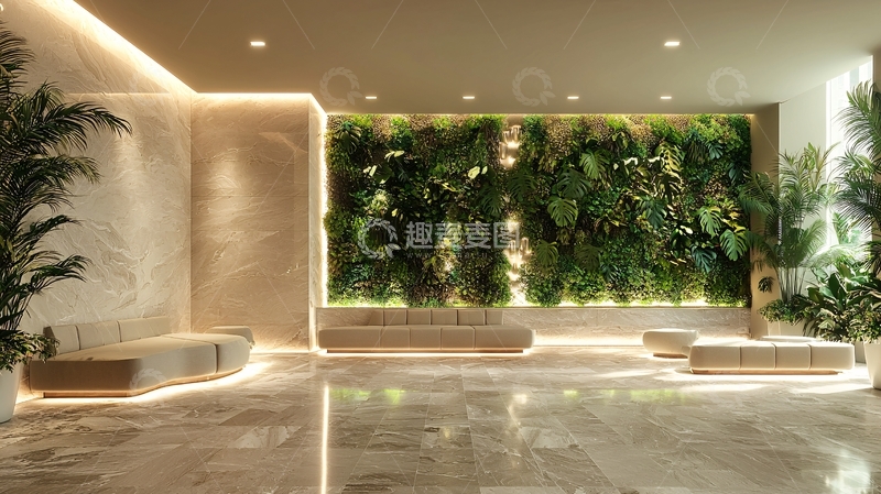 高清大图下载【趣麦麦图】现代简约大堂设计