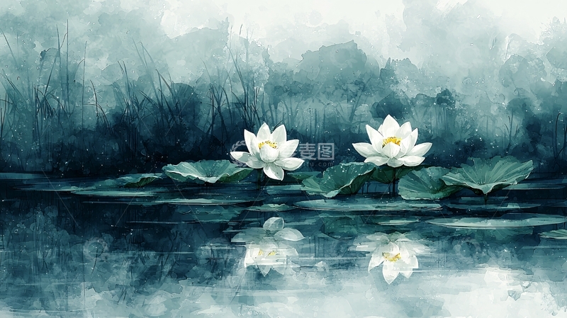 高清大图下载【趣麦麦图】水墨画