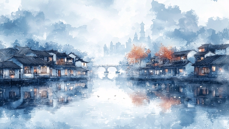 高清大图下载【趣麦麦图】水墨江南