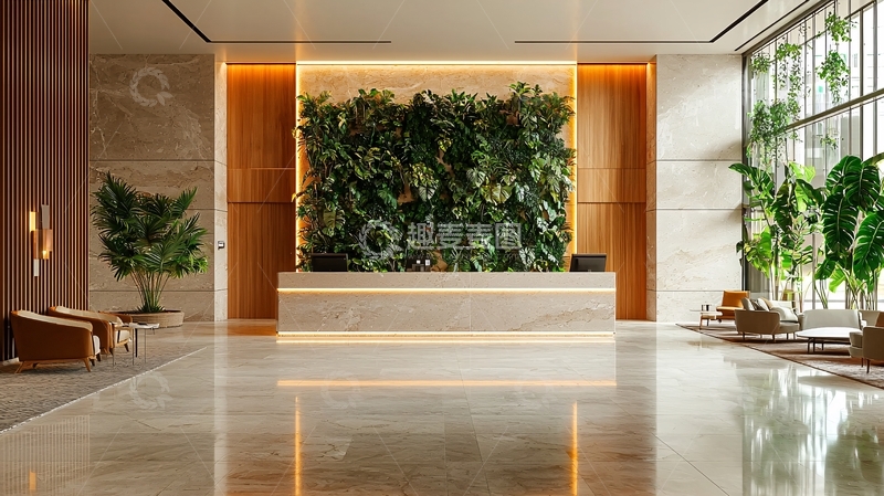 高清大图下载【趣麦麦图】现代化酒店大堂