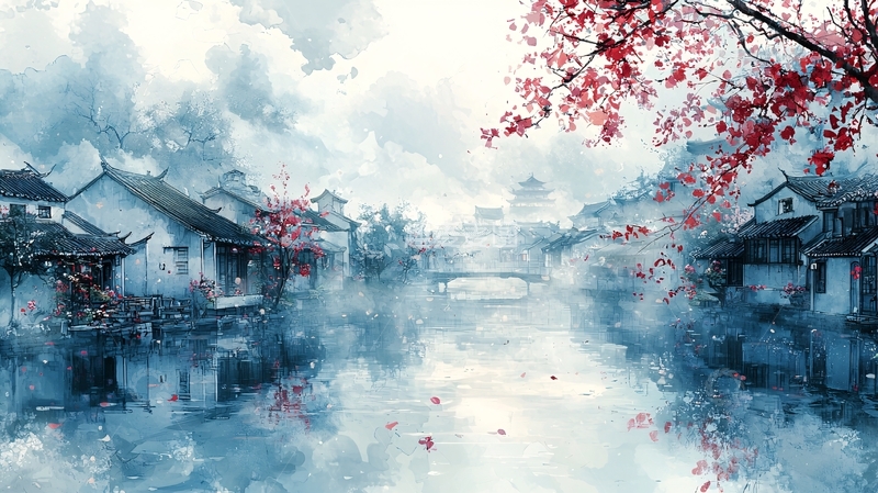 高清大图下载【趣麦麦图】水墨江南