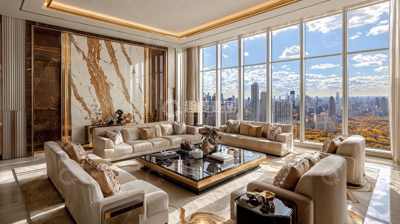 高清大图下载【趣麦麦图】高端公寓客厅