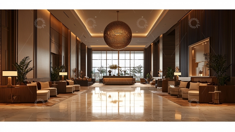 高清大图下载【趣麦麦图】高端酒店大堂