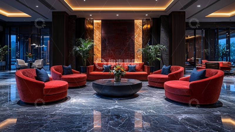 高清大图下载【趣麦麦图】高端酒店大堂