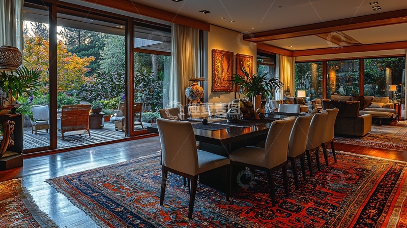 高清大图下载【趣麦麦图】高端住宅餐厅