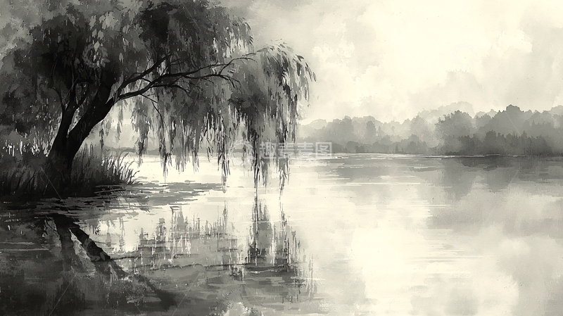 高清大图下载【趣麦麦图】水墨画