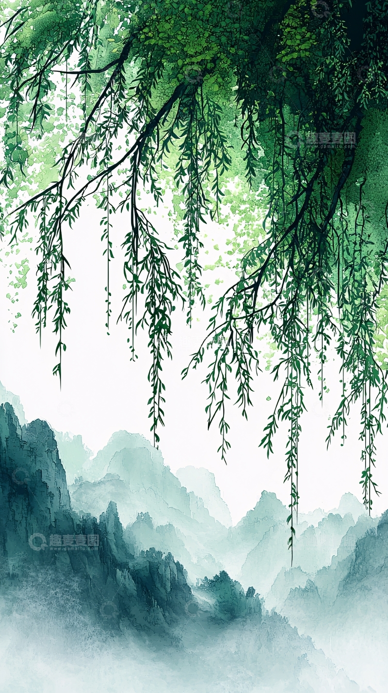 高清大图下载【趣麦麦图】水墨画