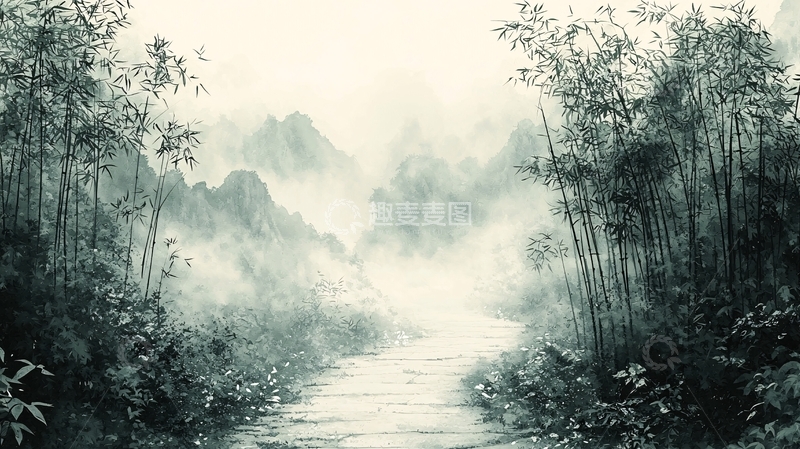 高清大图下载【趣麦麦图】水墨画