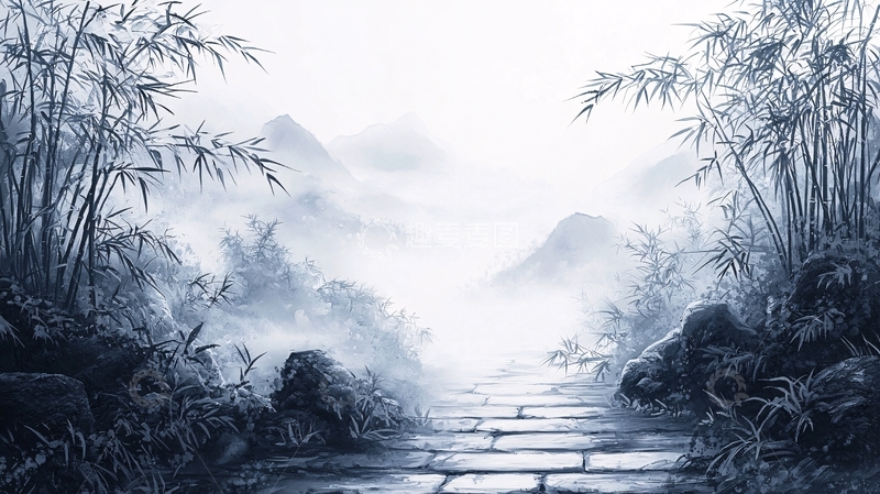 高清大图下载【趣麦麦图】水墨画