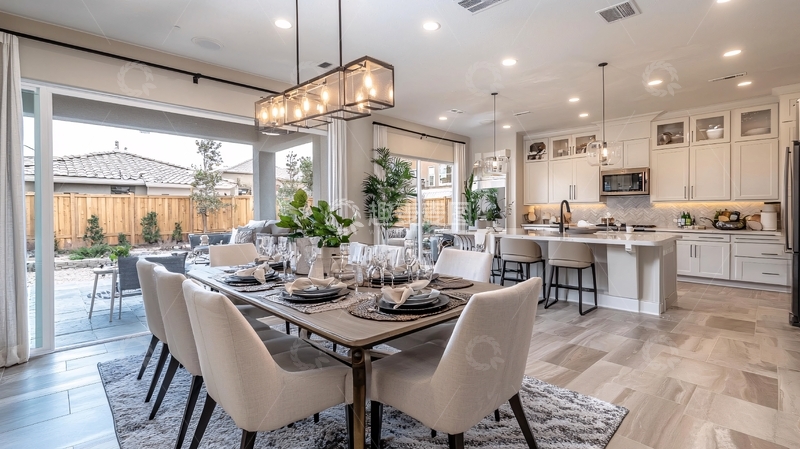 高清大图下载【趣麦麦图】现代简约开放式餐厅