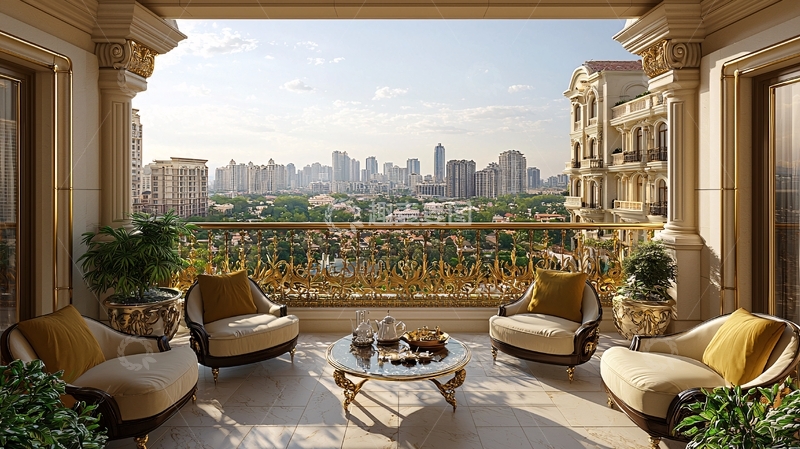 高清大图下载【趣麦麦图】阳台景观