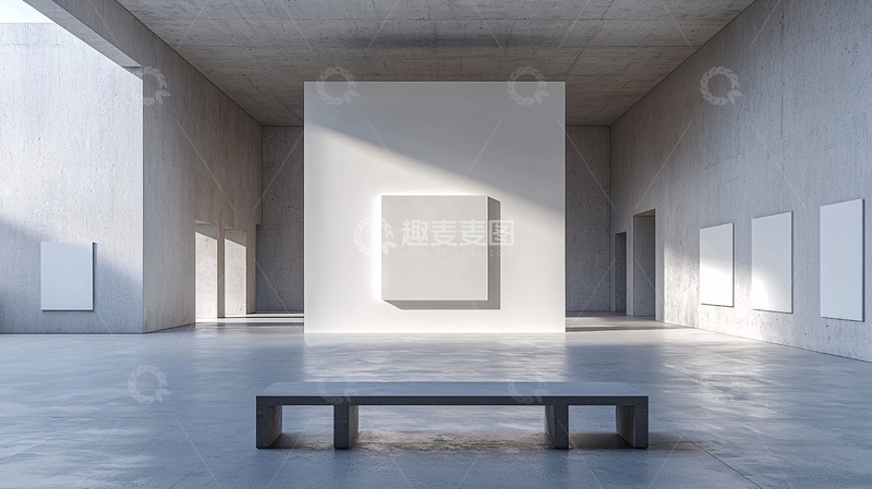 现代美术馆空旷展厅