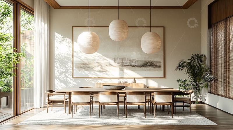 高清大图下载【趣麦麦图】现代极简餐厅设计
