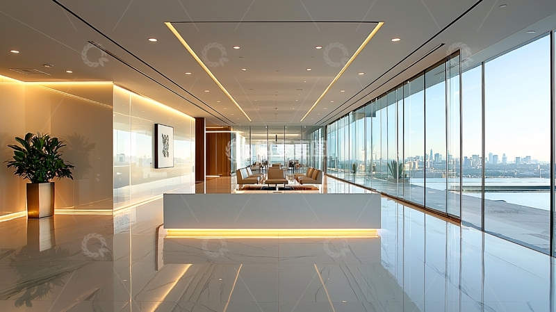 高清大图下载【趣麦麦图】现代化办公室大堂