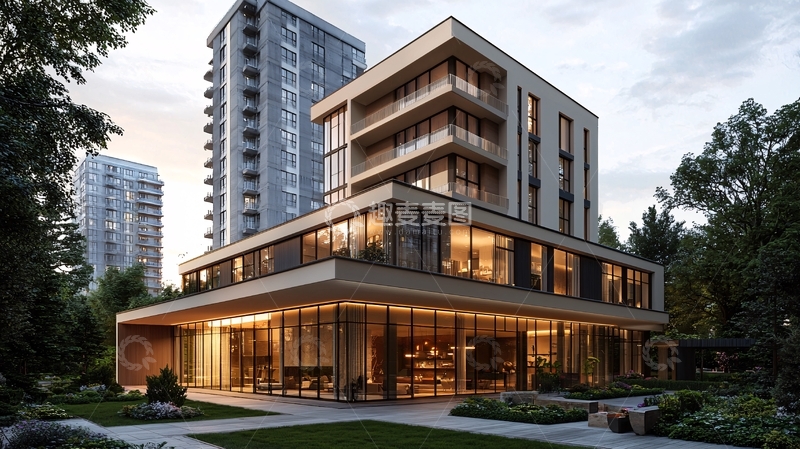 高清大图下载【趣麦麦图】现代简约风格建筑