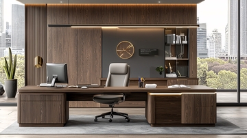 现代简约高端办公桌