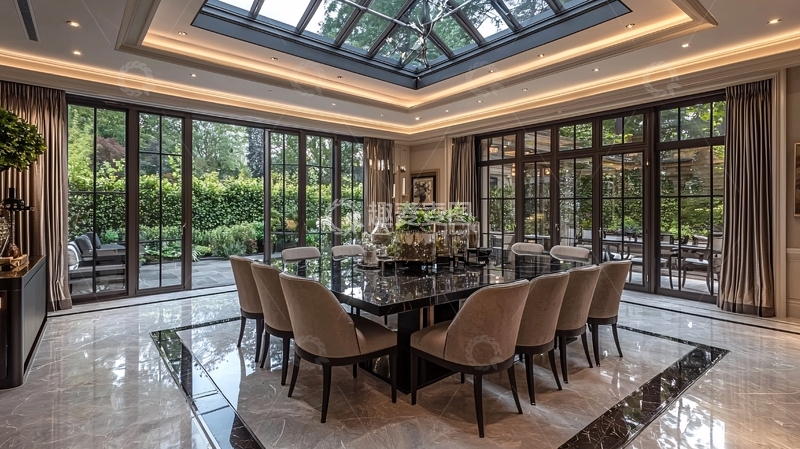 高清大图下载【趣麦麦图】现代风格别墅餐厅