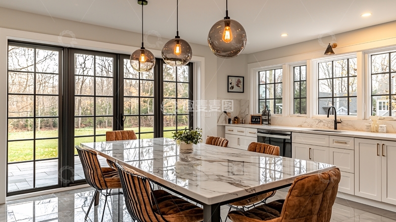 高清大图下载【趣麦麦图】现代简约风格餐厅