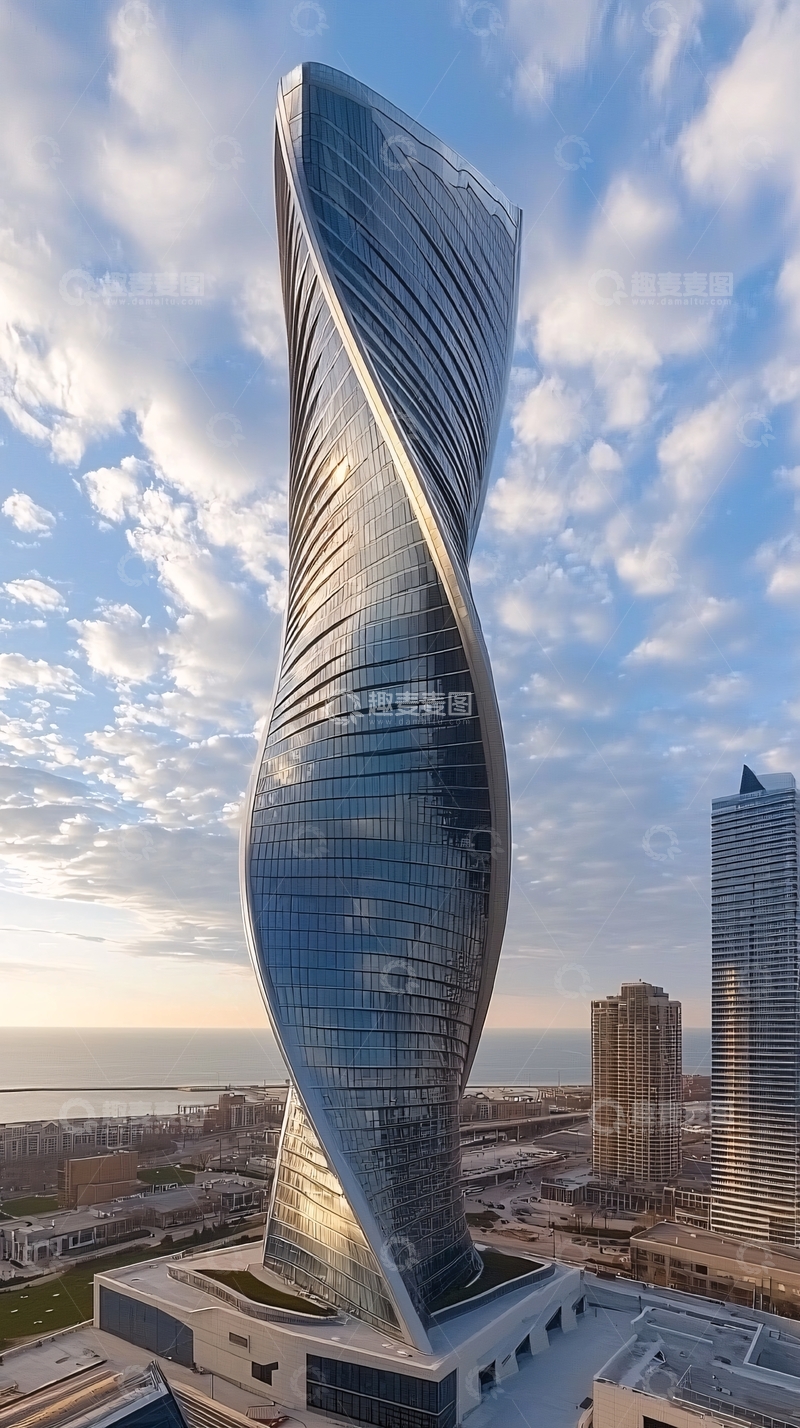 高清大图下载【趣麦麦图】旋转塔楼