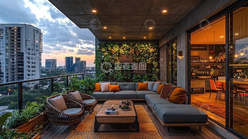 高清大图下载【趣麦麦图】阳台设计