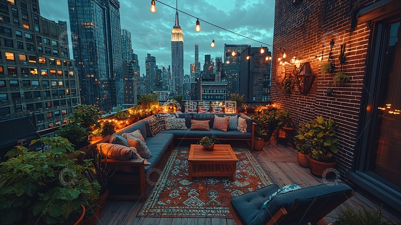 高清大图下载【趣麦麦图】纽约夜景