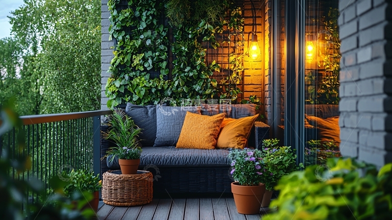 高清大图下载【趣麦麦图】阳台花园设计