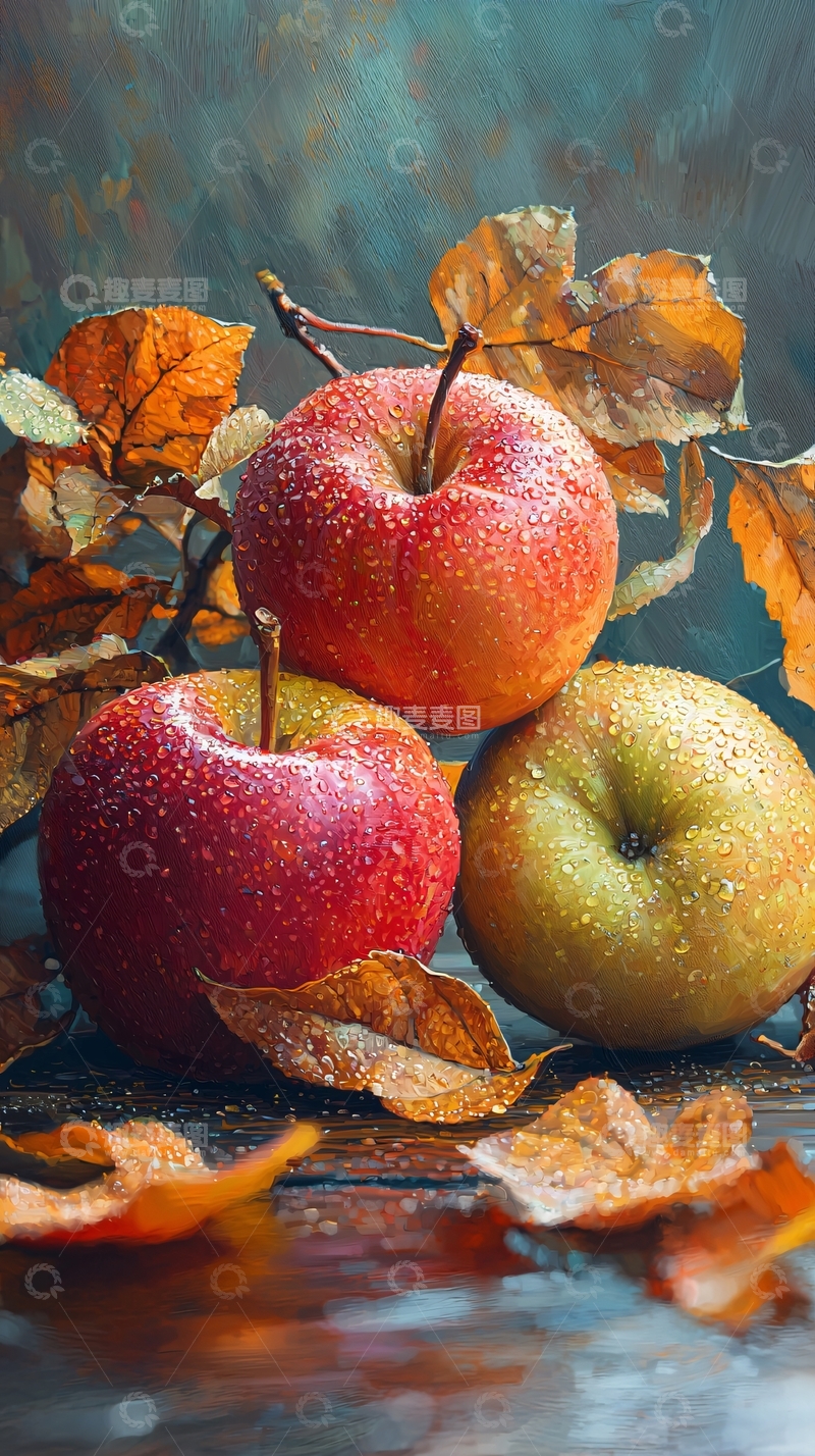 高清大图下载【趣麦麦图】红苹果