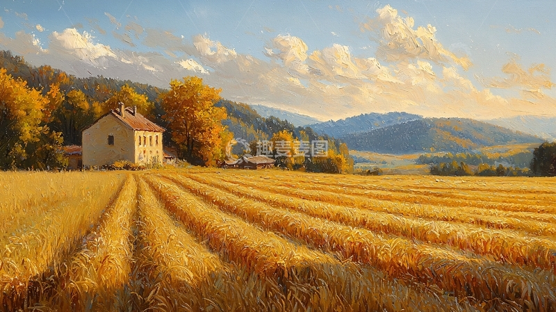 高清大图下载【趣麦麦图】秋日田园风光44