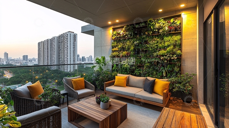 高清大图下载【趣麦麦图】阳台花园设计