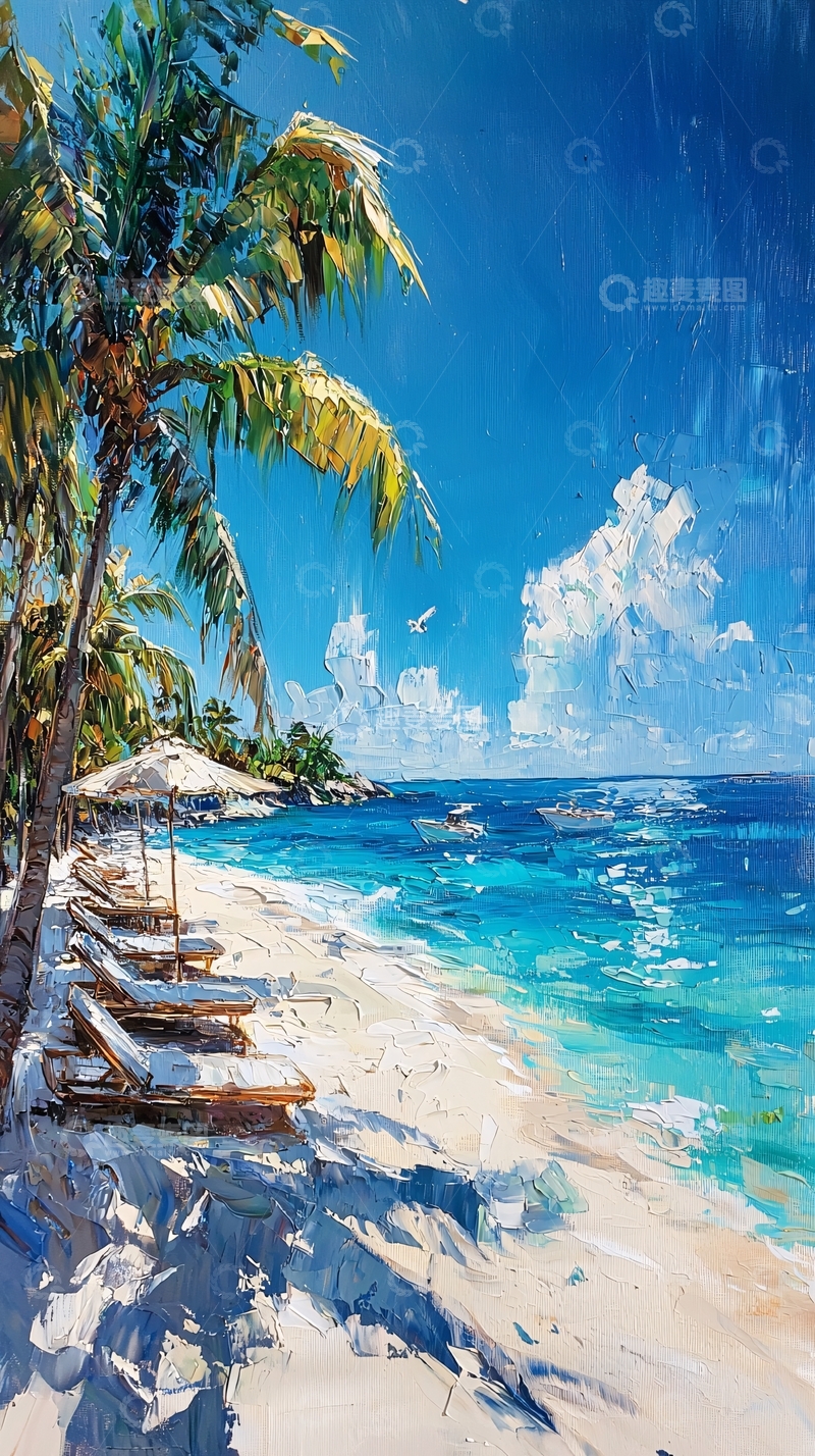 高清大图下载【趣麦麦图】热带海滩度假胜地