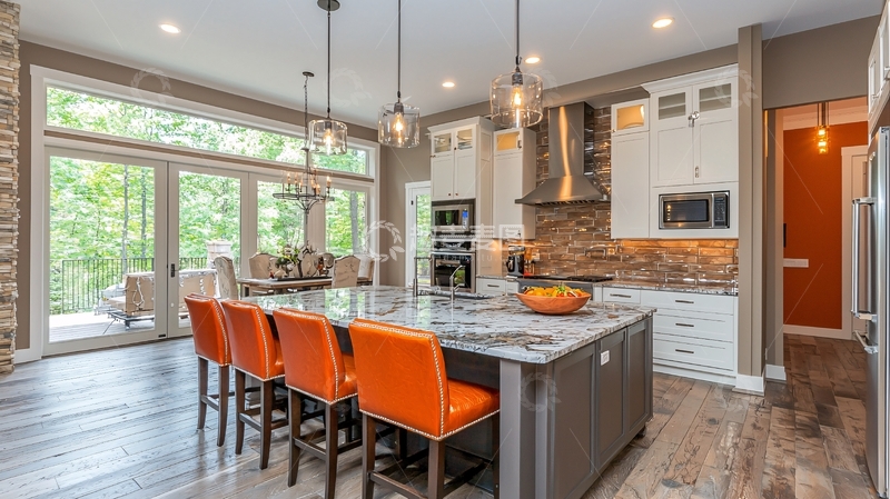 高清大图下载【趣麦麦图】现代开放式厨房