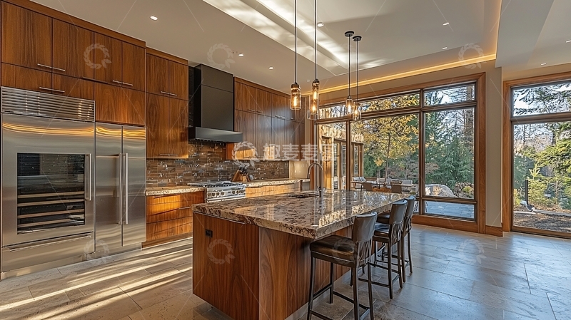 高清大图下载【趣麦麦图】现代简约风格厨房53