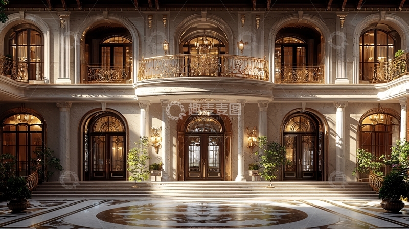 高清大图下载【趣麦麦图】奢华欧式建筑