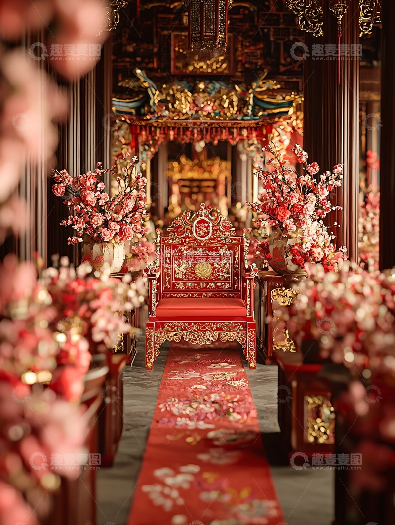 高清大图下载【趣麦麦图】中式婚庆场景