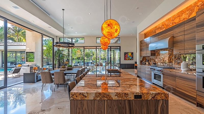 高清大图下载【趣麦麦图】现代风格开放式厨房