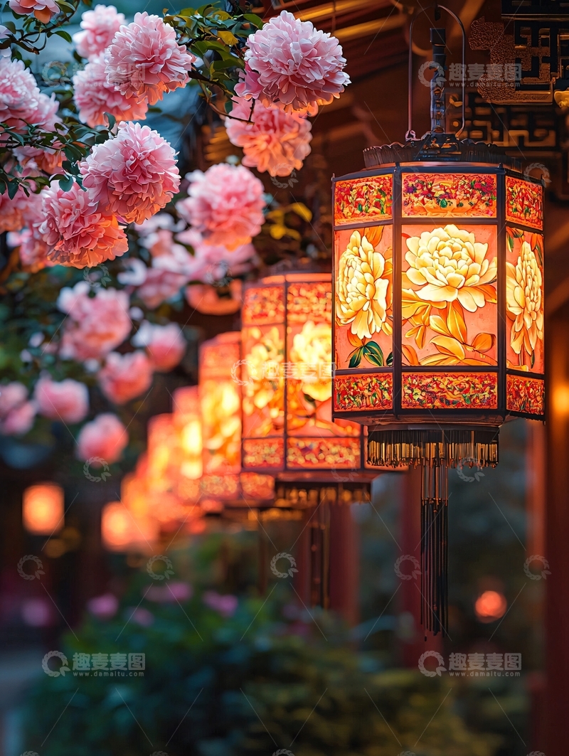 高清大图下载【趣麦麦图】中式灯笼