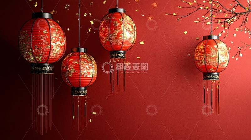 高清大图下载【趣麦麦图】红灯笼