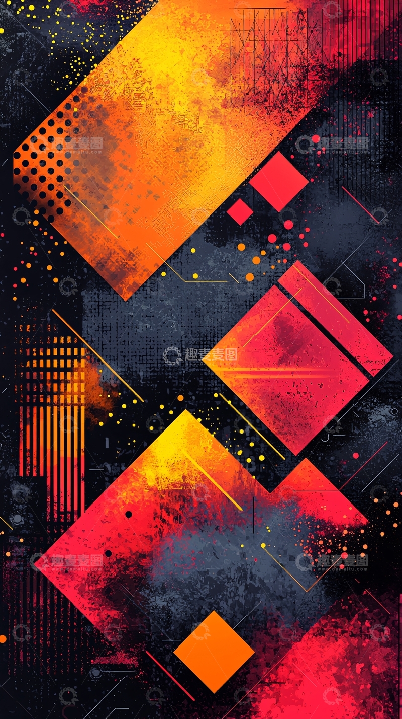 高清大图下载【趣麦麦图】抽象几何