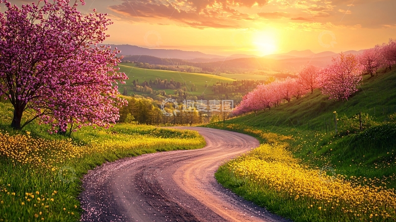 高清大图下载【趣麦麦图】春日田园风光3