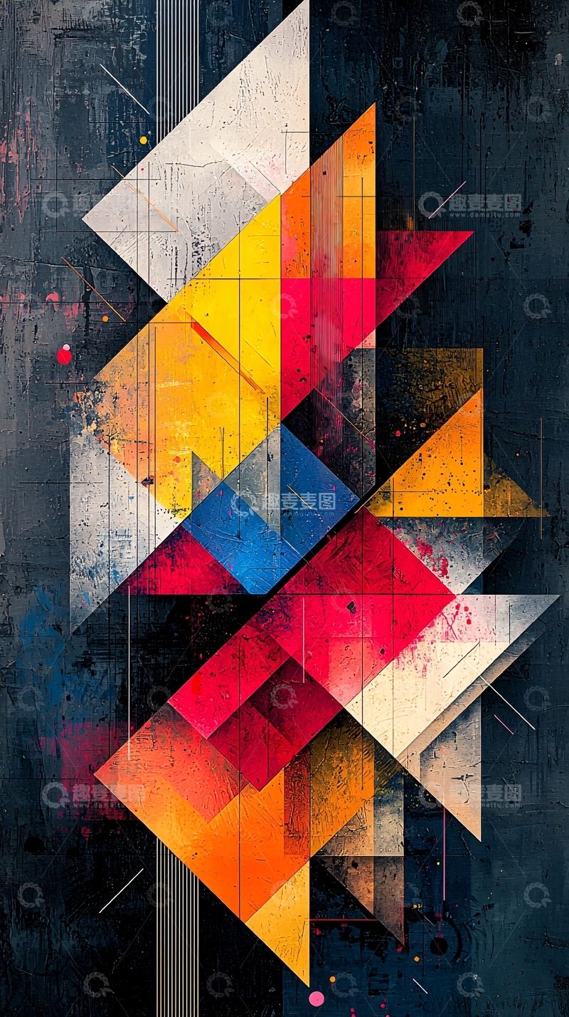 高清大图下载【趣麦麦图】抽象几何