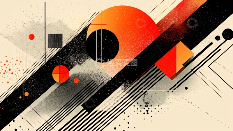 高清大图下载【趣麦麦图】抽象几何图形