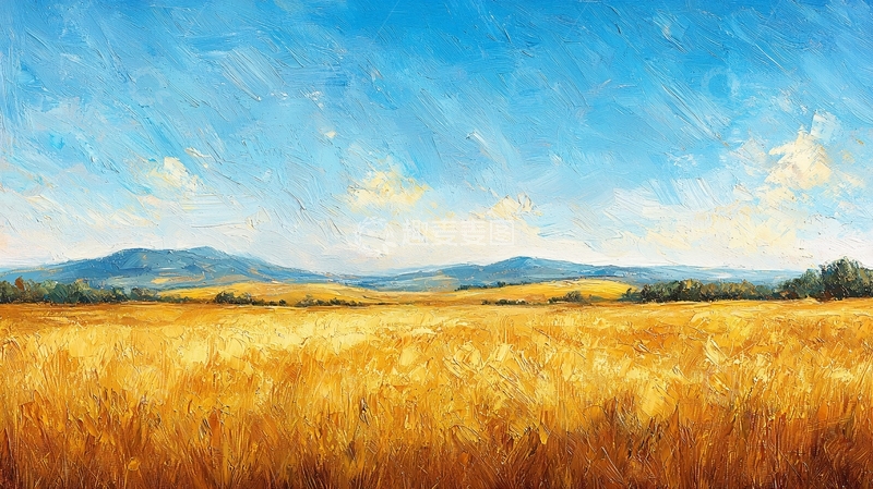 高清大图下载【趣麦麦图】油画风景画