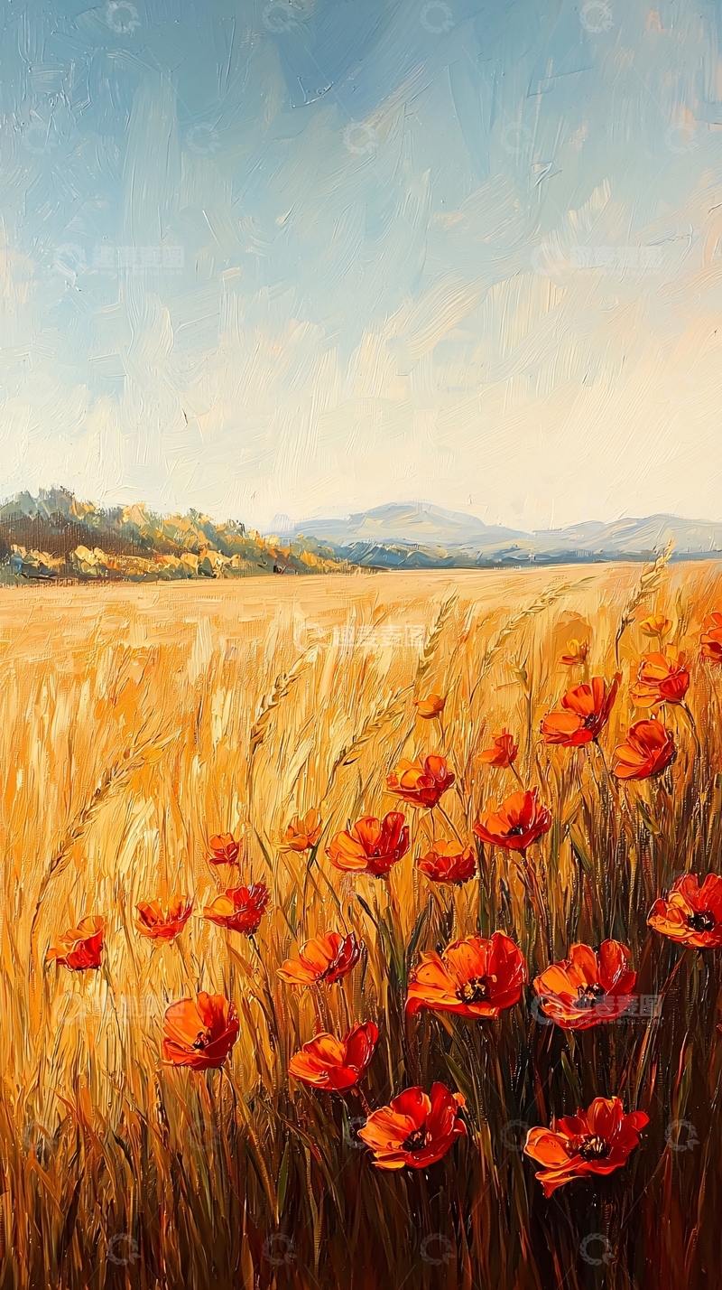 高清大图下载【趣麦麦图】油画风景