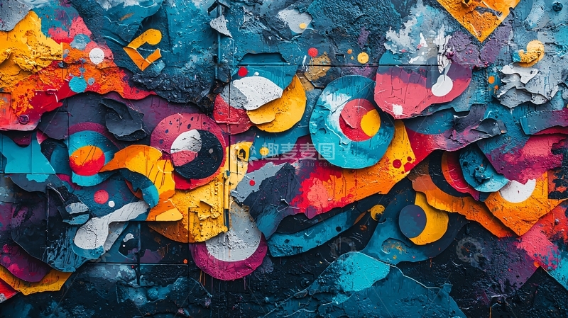 高清大图下载【趣麦麦图】抽象涂鸦艺术