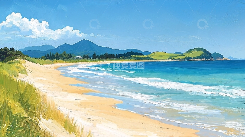 高清大图下载【趣麦麦图】阳光沙滩海景19