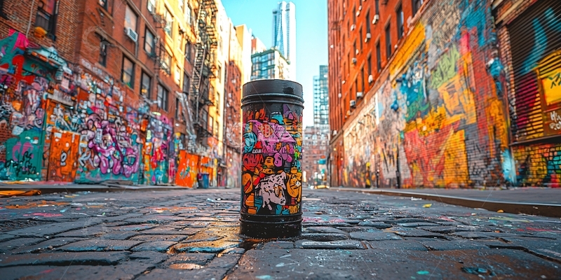 高清大图下载【趣麦麦图】涂鸦街景