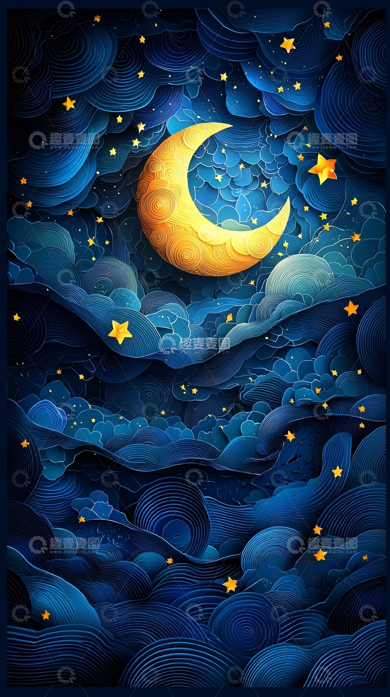 高清大图下载【趣麦麦图】梦幻星空