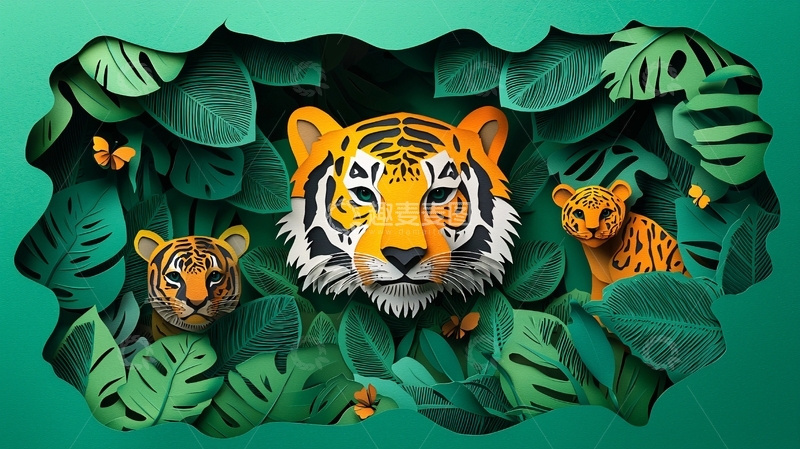 高清大图下载【趣麦麦图】老虎10